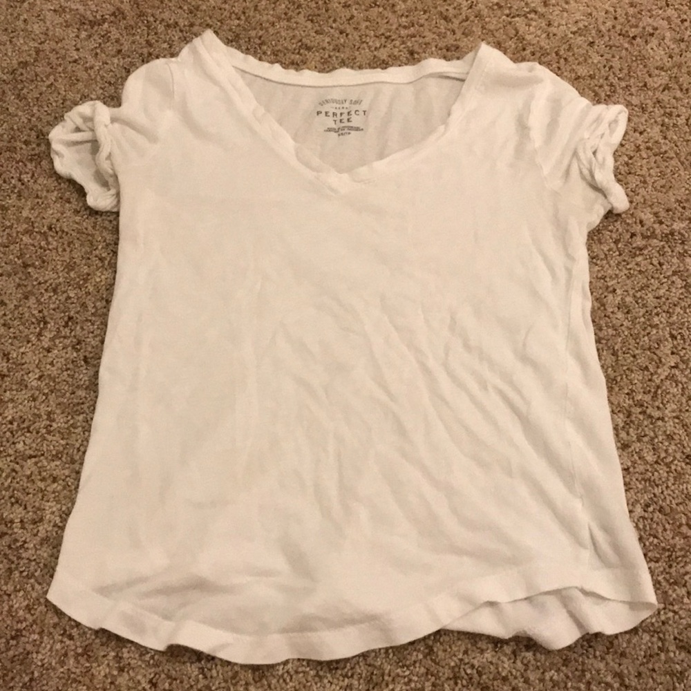 Aeropostale Seriously Soft Perfect Tee in White